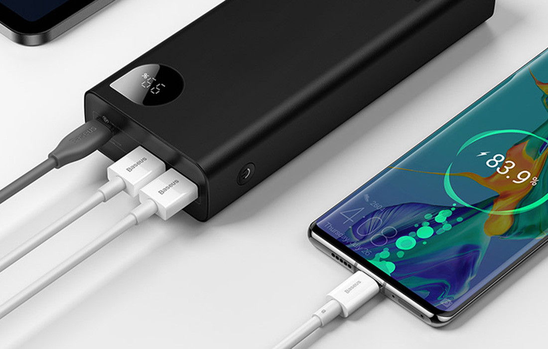 Powerbank BASEUS 20.000mAh 30W, 3 izlazna porta