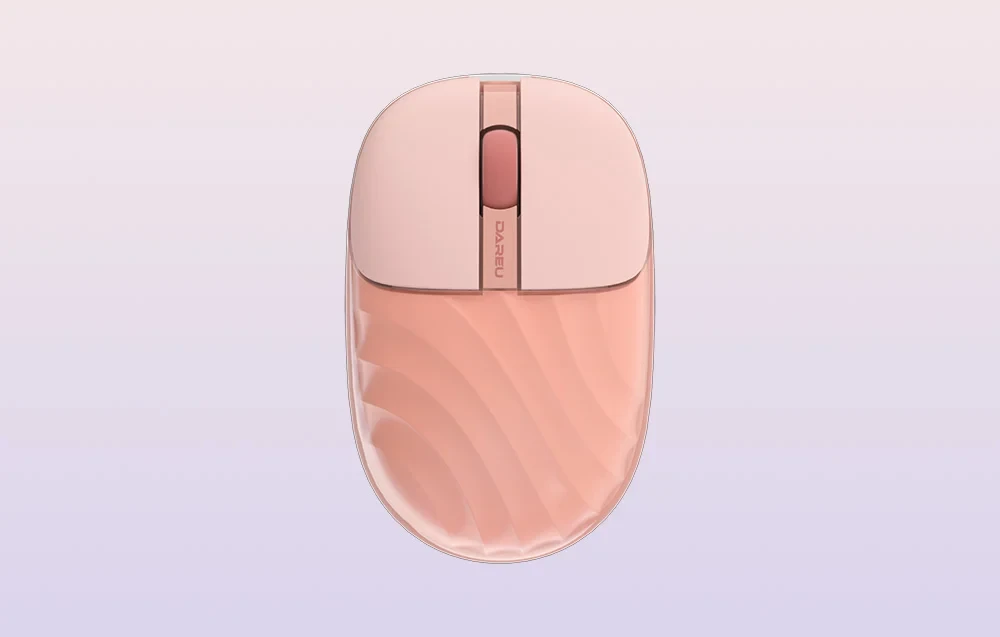 Bežični miš DAREU LM135D pink