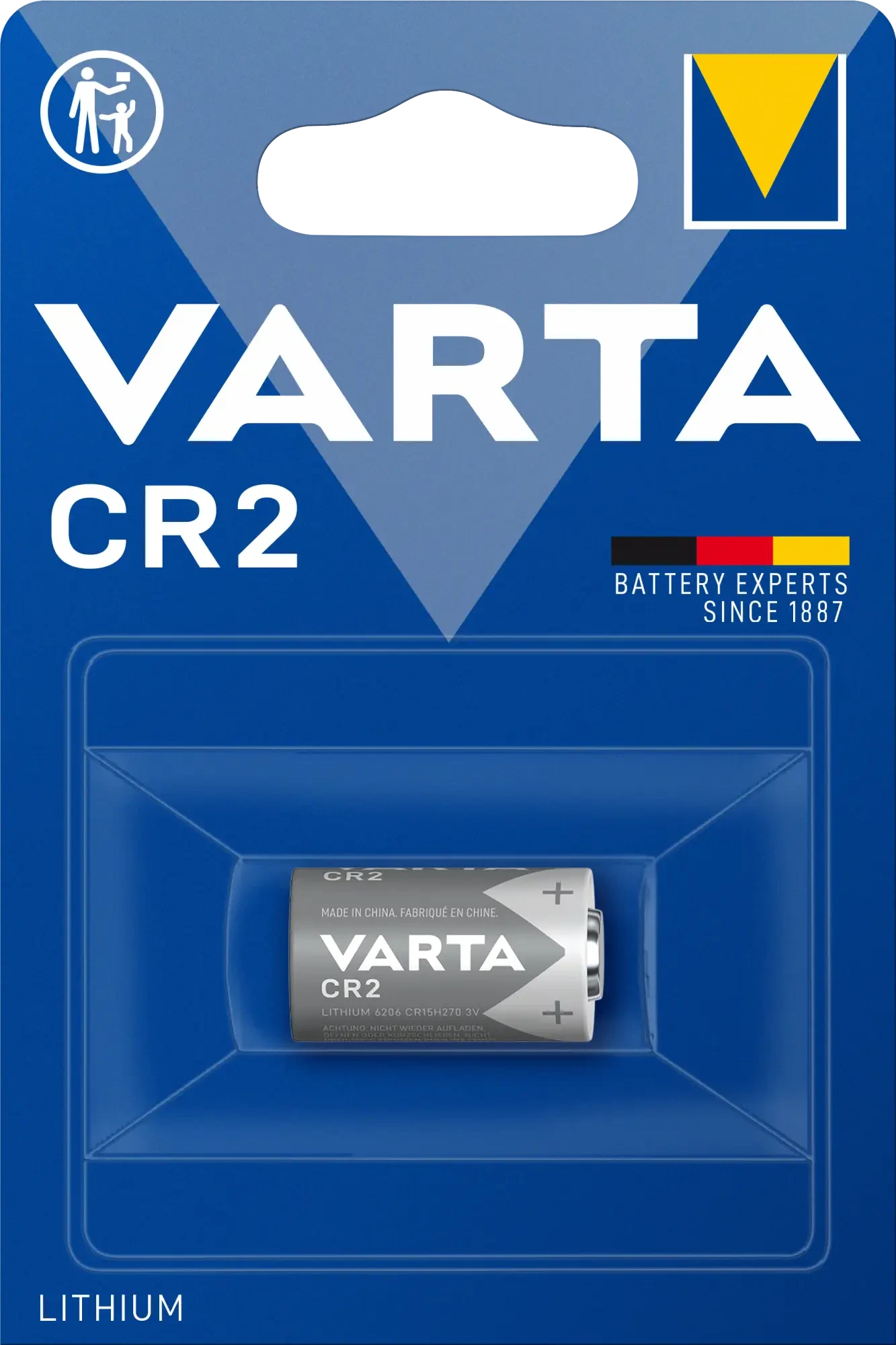 Baterija CR2 VARTA 1/1