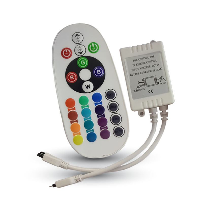 IR RGB kontroler za LED traku 24 tipke V-TAC
