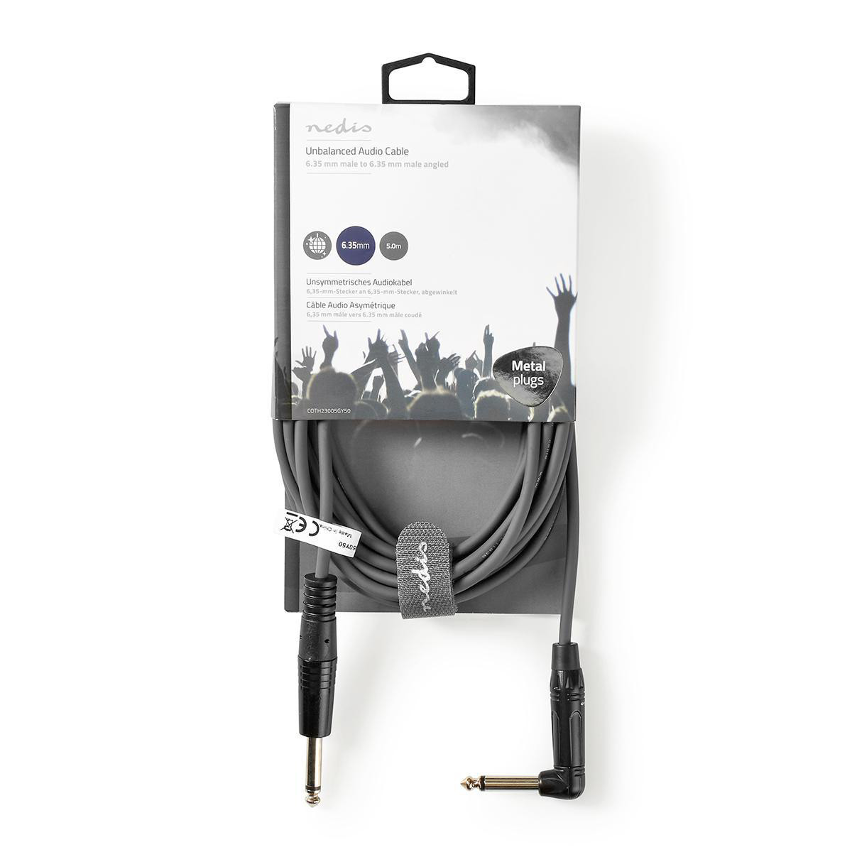 Audio kabal 6.35m NEDIS 5m