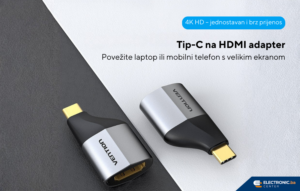 Adapter prelaz USB-C na HDMI VENTION 4K