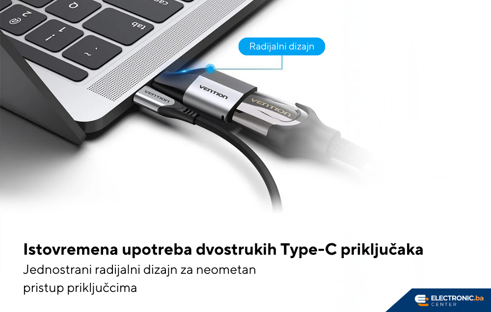 Adapter prelaz USB-C na HDMI VENTION 4K