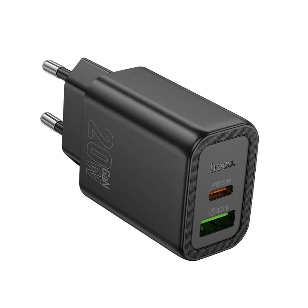Punjač USB-A  USB-C  HOCO N61 20W