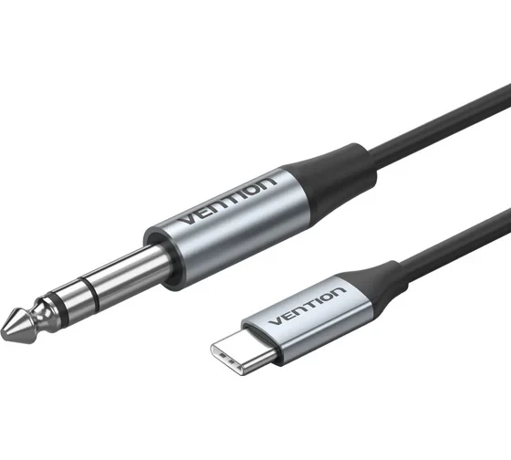 Kabal USB-C na 6.3mm sa DAC čipom VENTION 1m crni