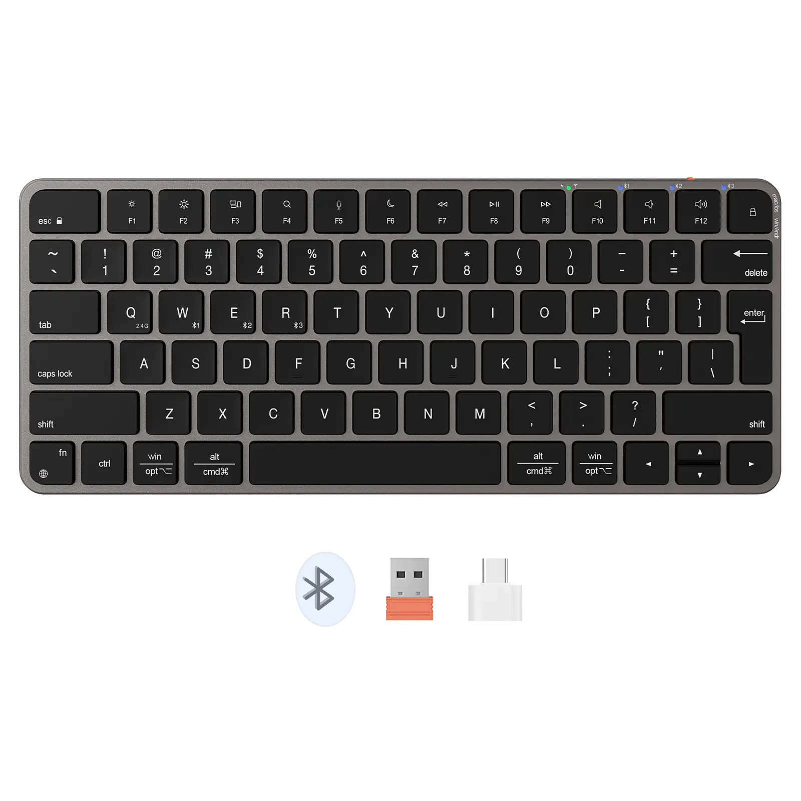 Ultra tanka bežična bluetotoh tastatura MEETION K210MW