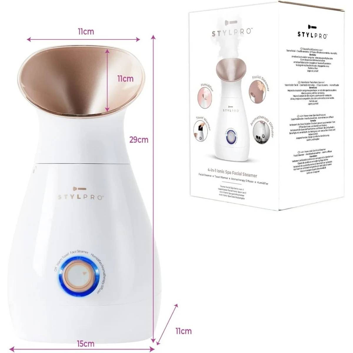 Sauna za lice STYLPRO FACIAL STEAMER 4/1