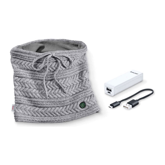 Šal sa grijačem BEURER HK 37 TO GO + Powerbank
