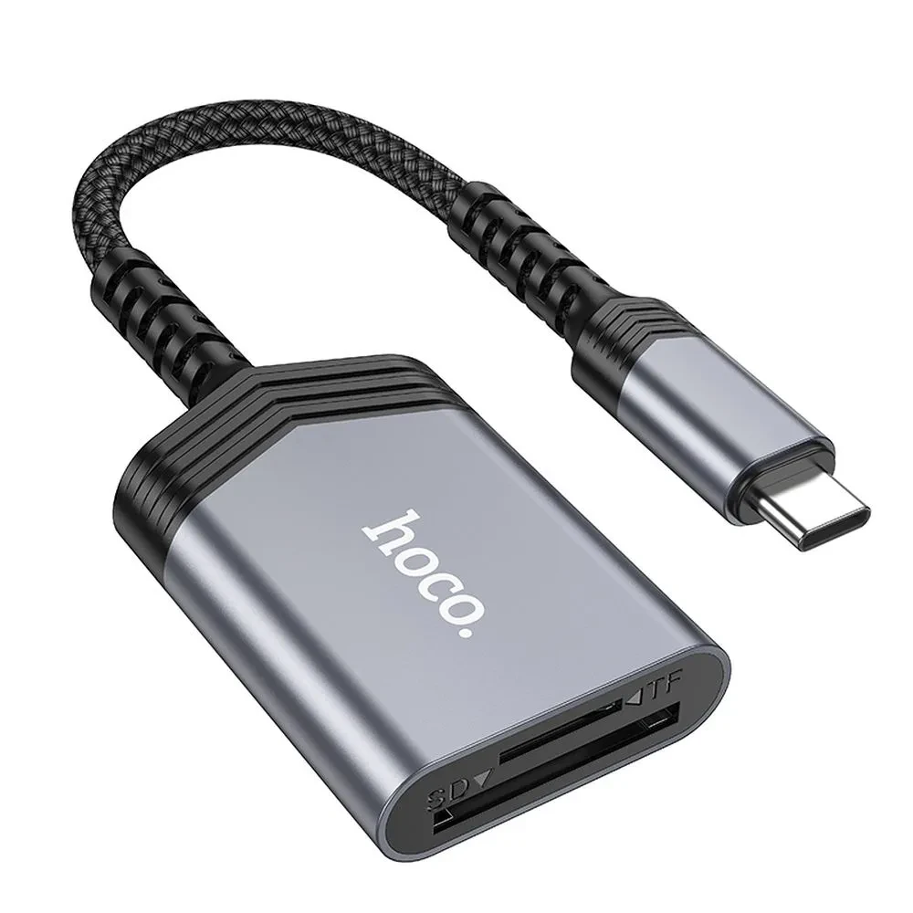 OTG USB-C čitač memorijskih kartica HOCO UA25