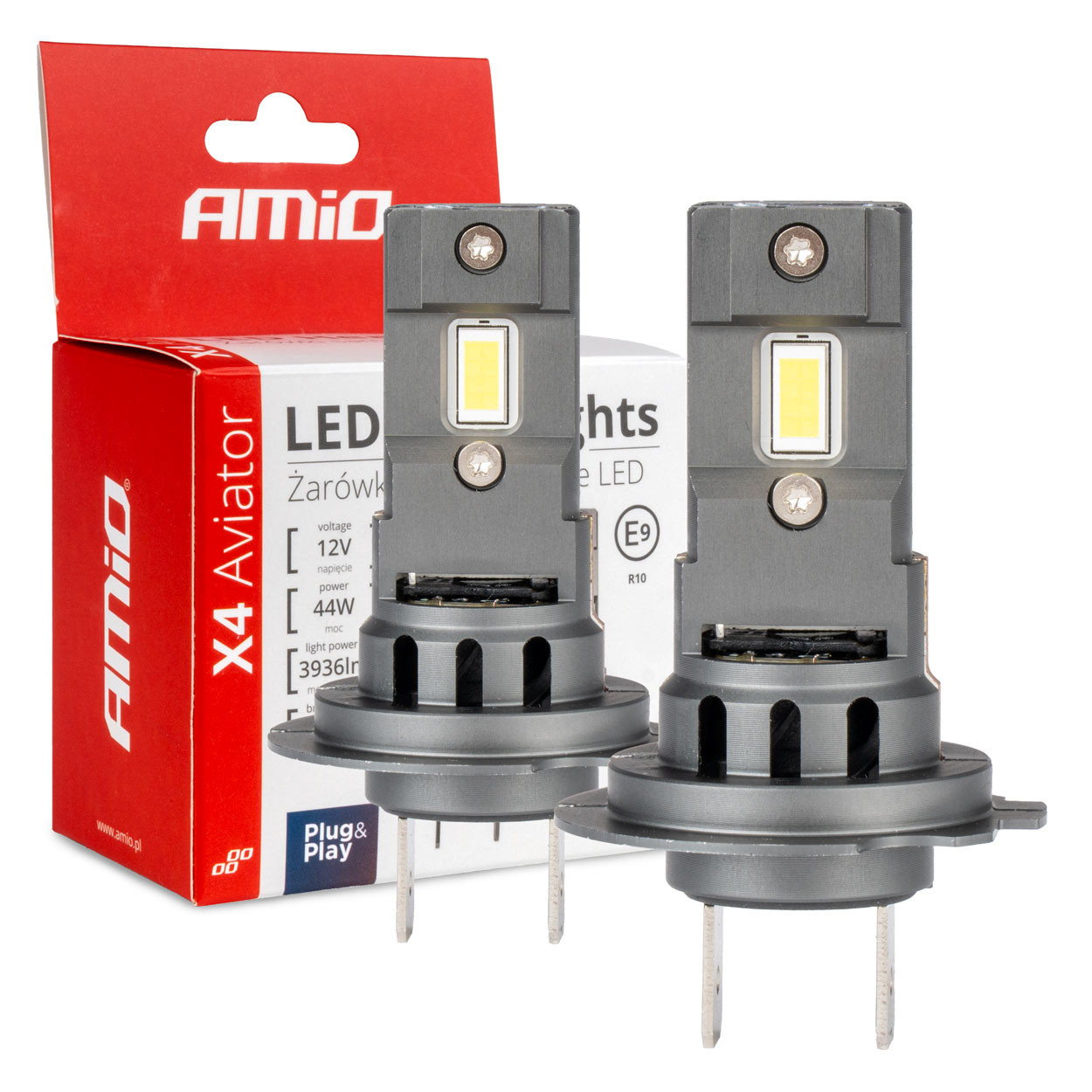 Auto sijalica H7 H18 X4 Aviator CANBUS LED 6500K AMIO