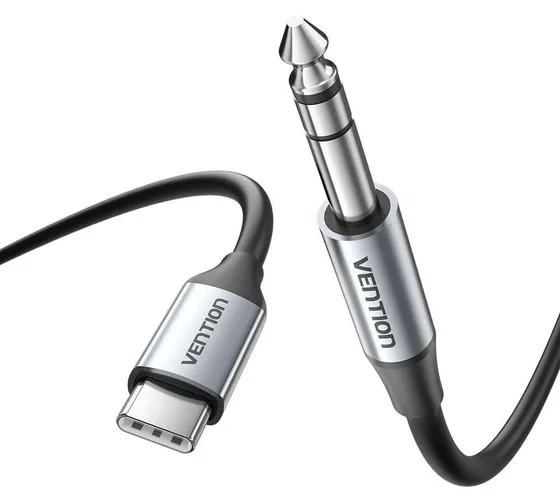 Kabal USB-C na 6.3mm sa DAC čipom VENTION 1m crni