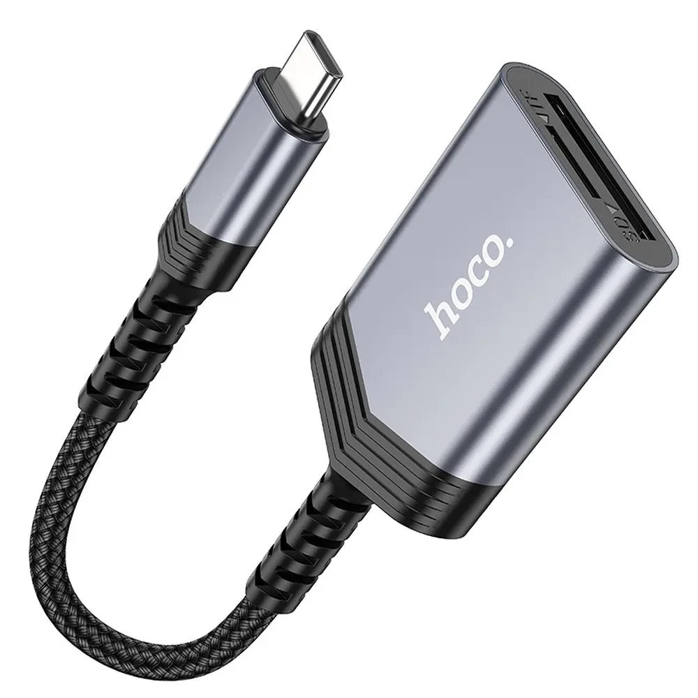 OTG USB-C čitač memorijskih kartica HOCO UA25