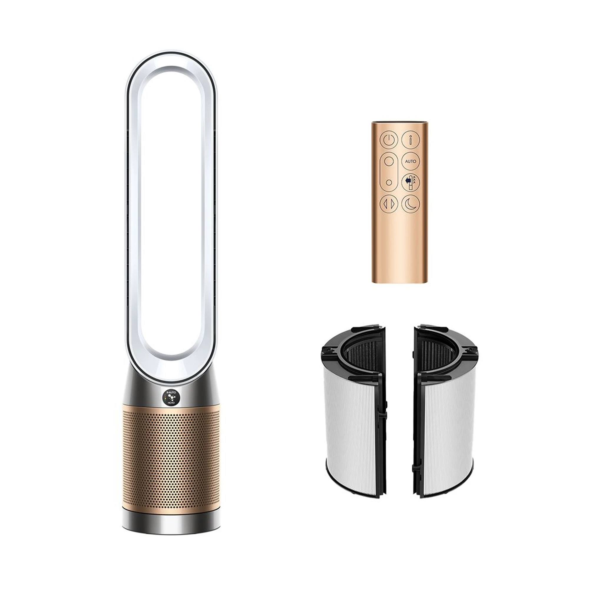 Pročišćivač i ventilator DYSON Purifier Cool TP12 PC2 De-Nox, White/Gold