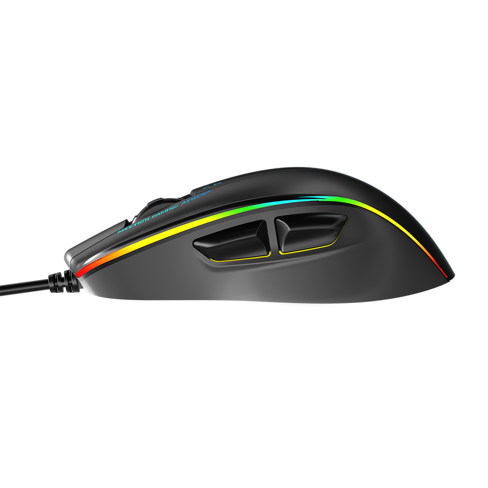 Žični USB gaming miš sa RGB osvjetljenjem MEETION GM23 crni