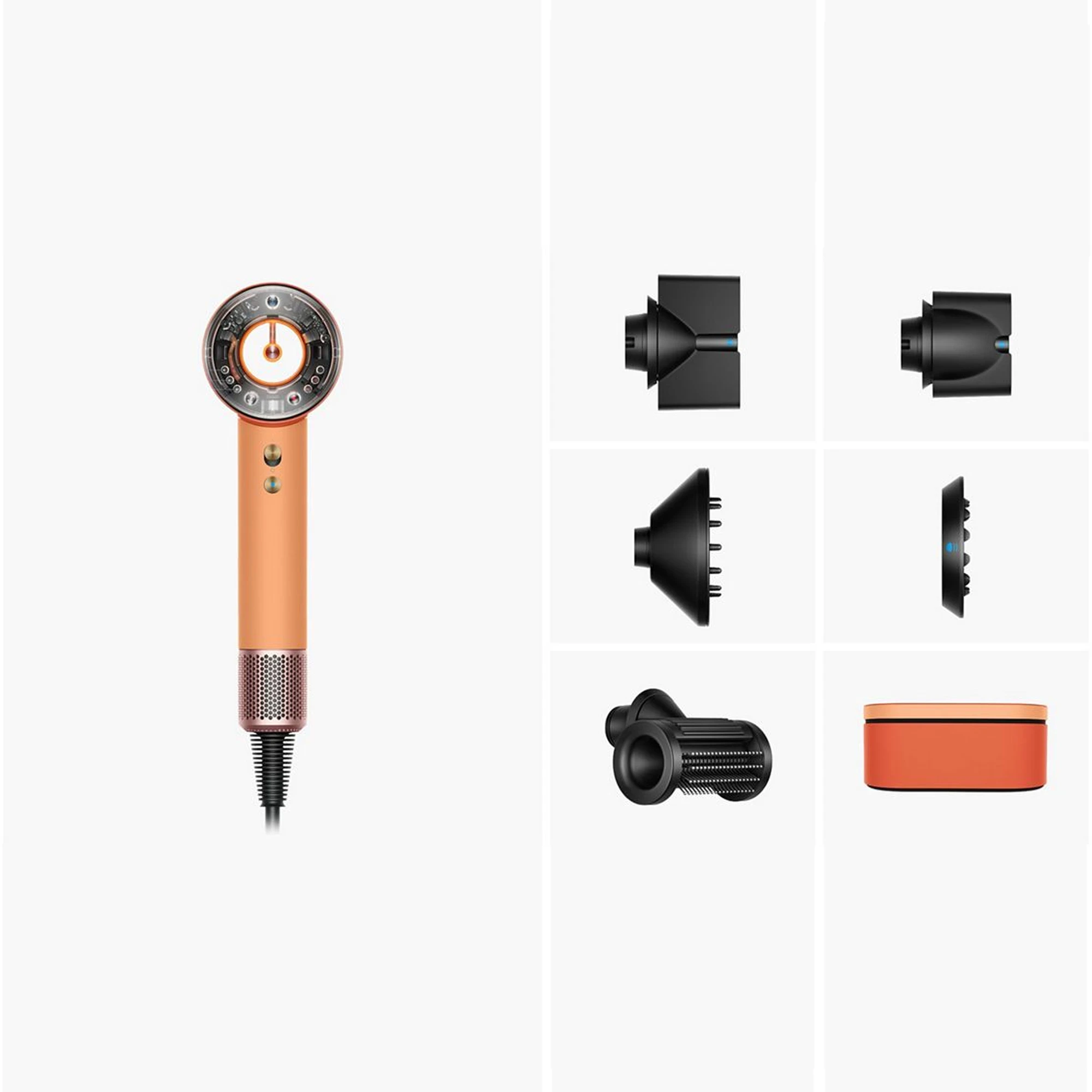 Fen za kosu DYSON Supersonic Nural HD16 Ceramic Apricot/Topaz Straight+Wavy - slika 4