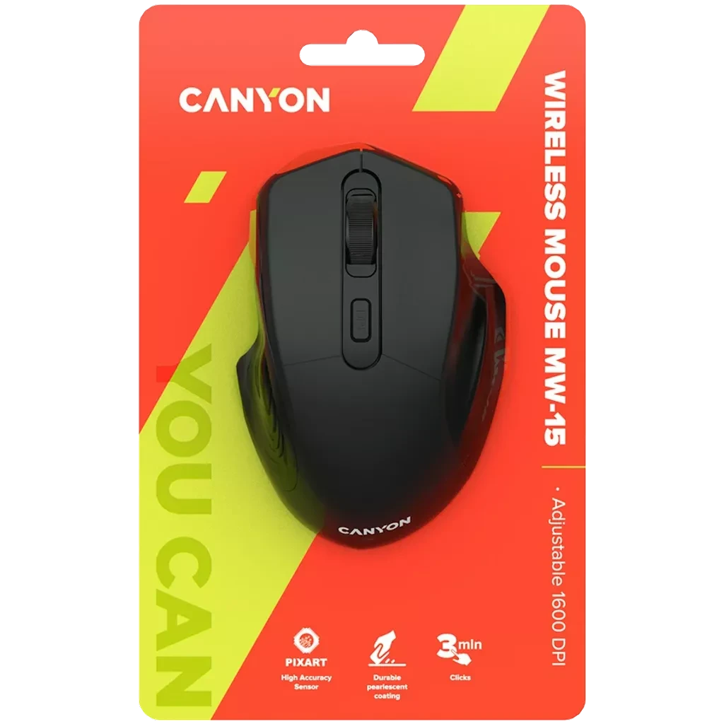 Bežični miš CANYON CNE-CMSW15B crni