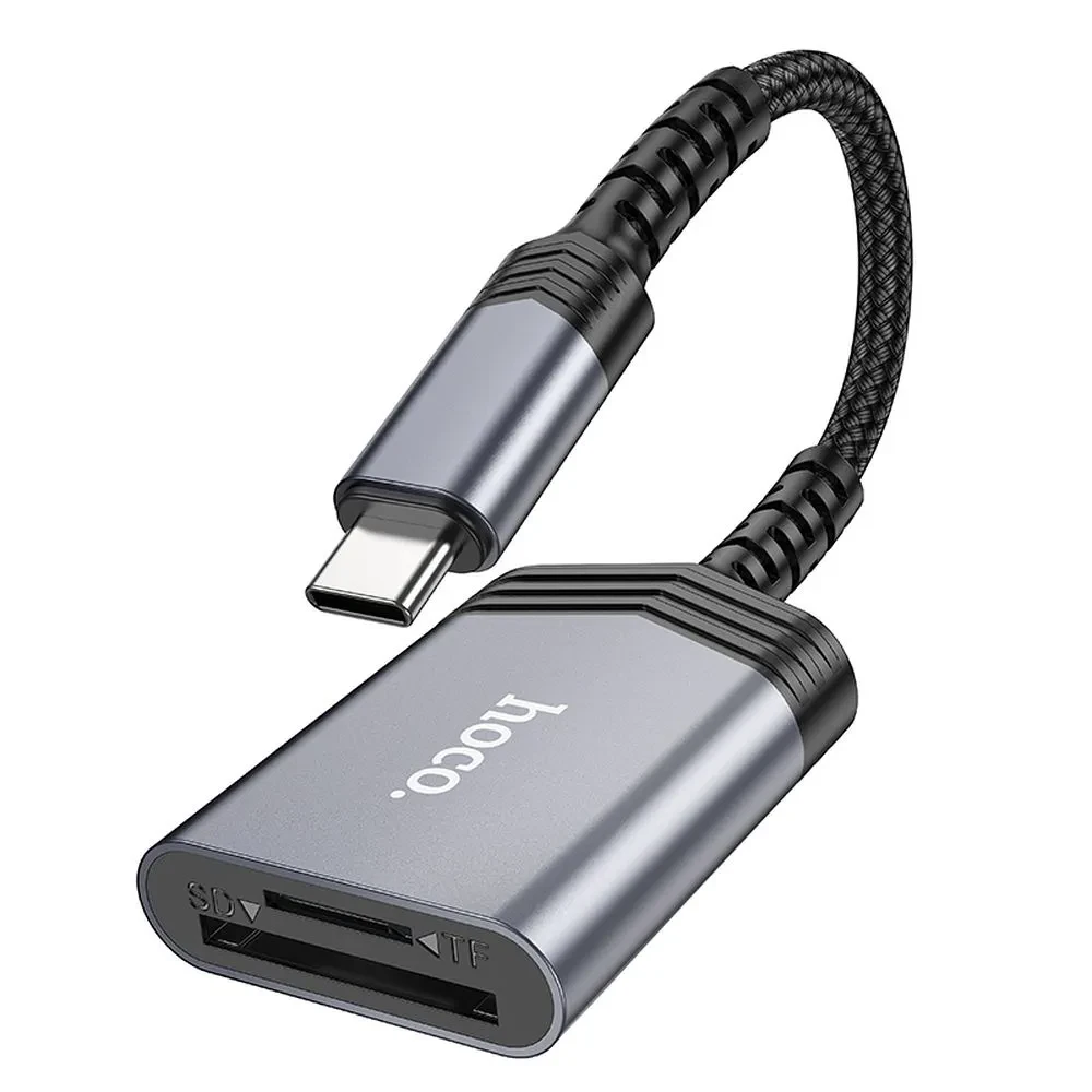 OTG USB-C čitač memorijskih kartica HOCO UA25