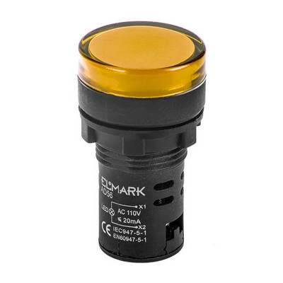 LED indikator 24V AD56D-22-Y-24 ELMARK žuti