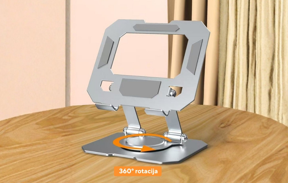 Podesivi nosač za tablet sa rotacijom od 360°