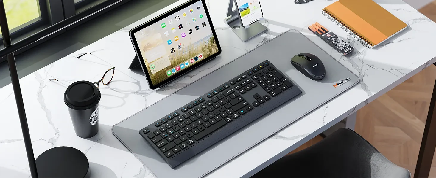 Elegantni bežični bluetotoh set tastatura + miš MEETION C2000