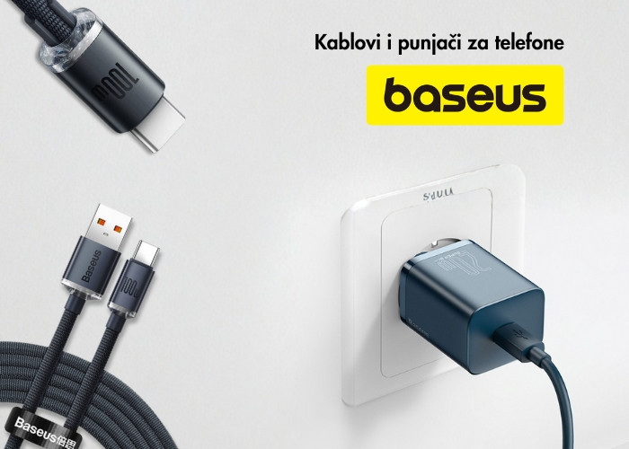 Baseus kablovi i punjač – snažno i brzo punjenje uz elegantan dizajn za svakodnevnu upotrebu