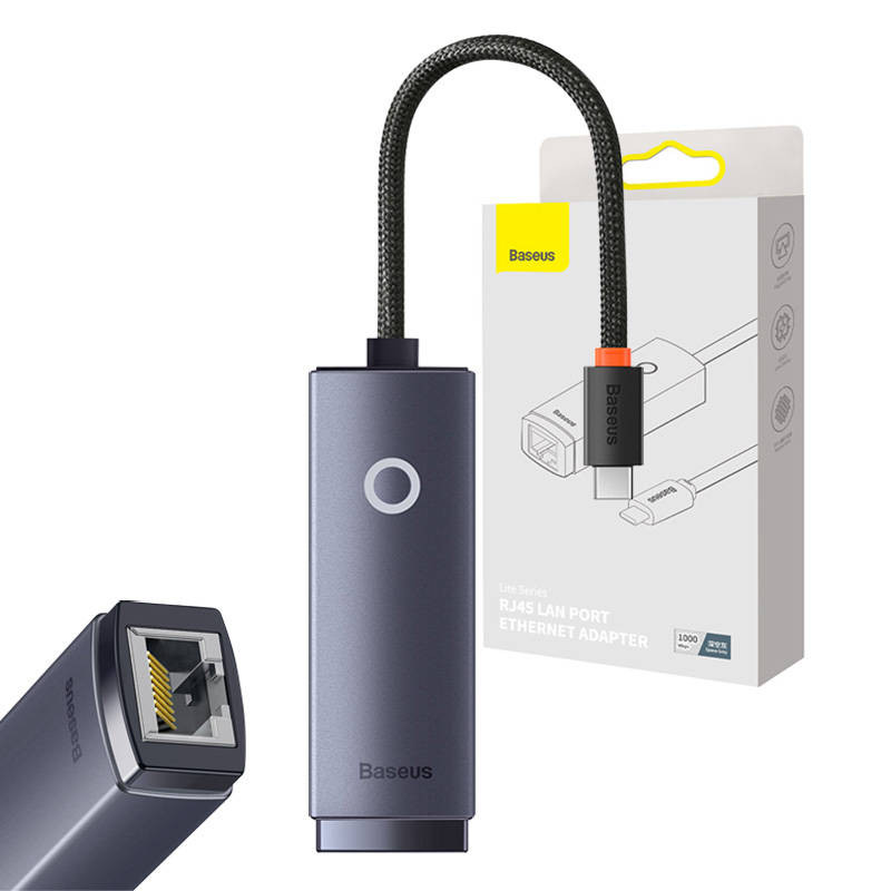 Mrežni adapter BASEUS USB-C na RJ45 10/1000MBs