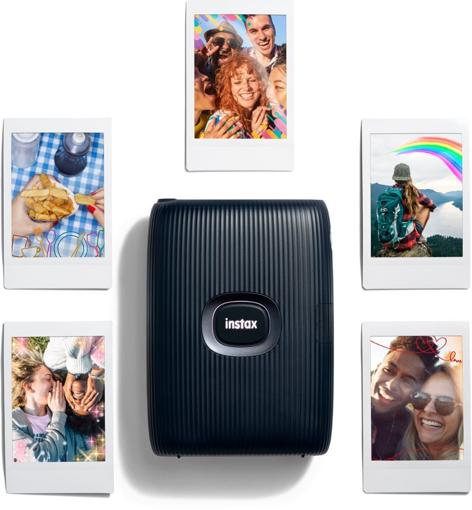 FujiFilm INSTAX MINI set sa printerom u plavoj boji, filmovima i albumom