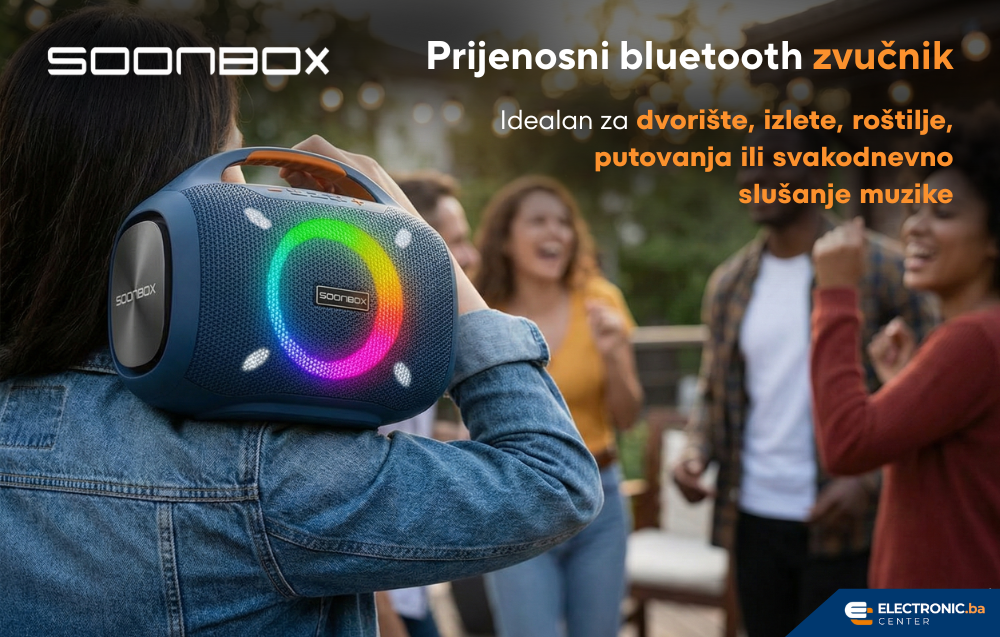Prijenosni bluetooth zvučnik SOONBOX S6300 plavi