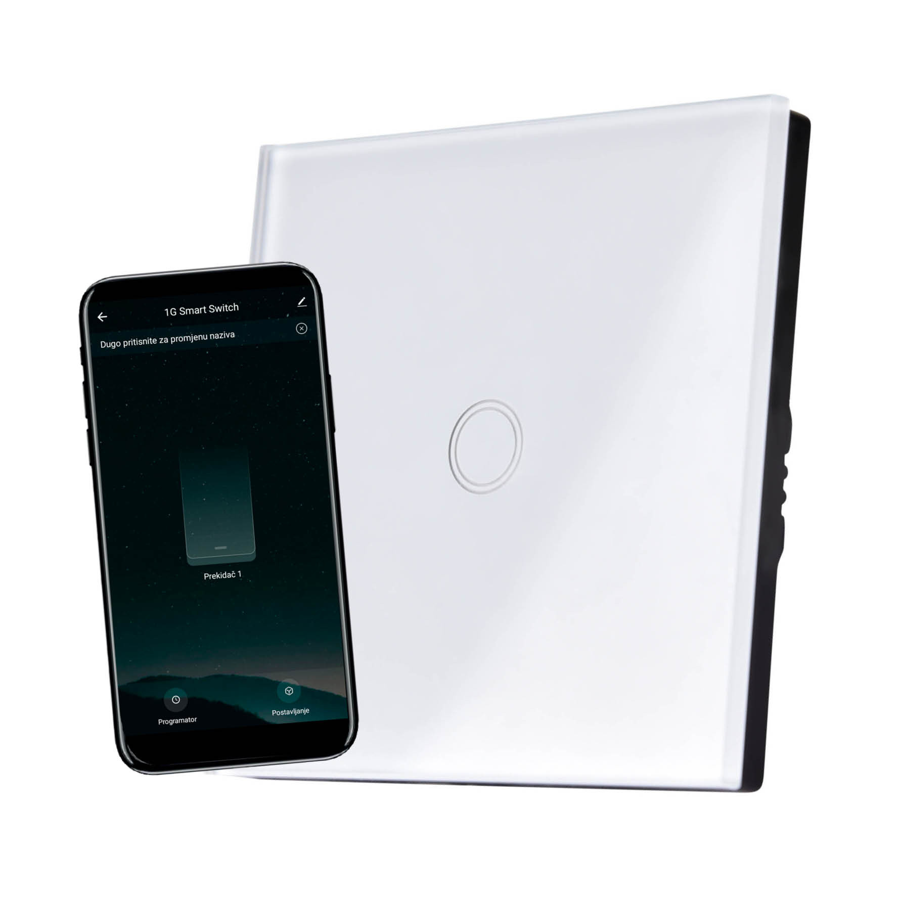 Smart prekidač COMMEL WIFI TOUCH 100W 220V