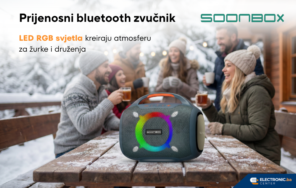 Prijenosni bluetooth zvučnik SOONBOX S6300 plavi