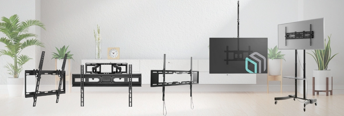 Različiti tipovi TV nosača i stalaka za televizore &ndash; zidni, pomični i podni modeli u modernom interijeru