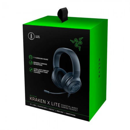 Slušalice sa mikrofonom RAZER Kraken X Lite Essential 7.1