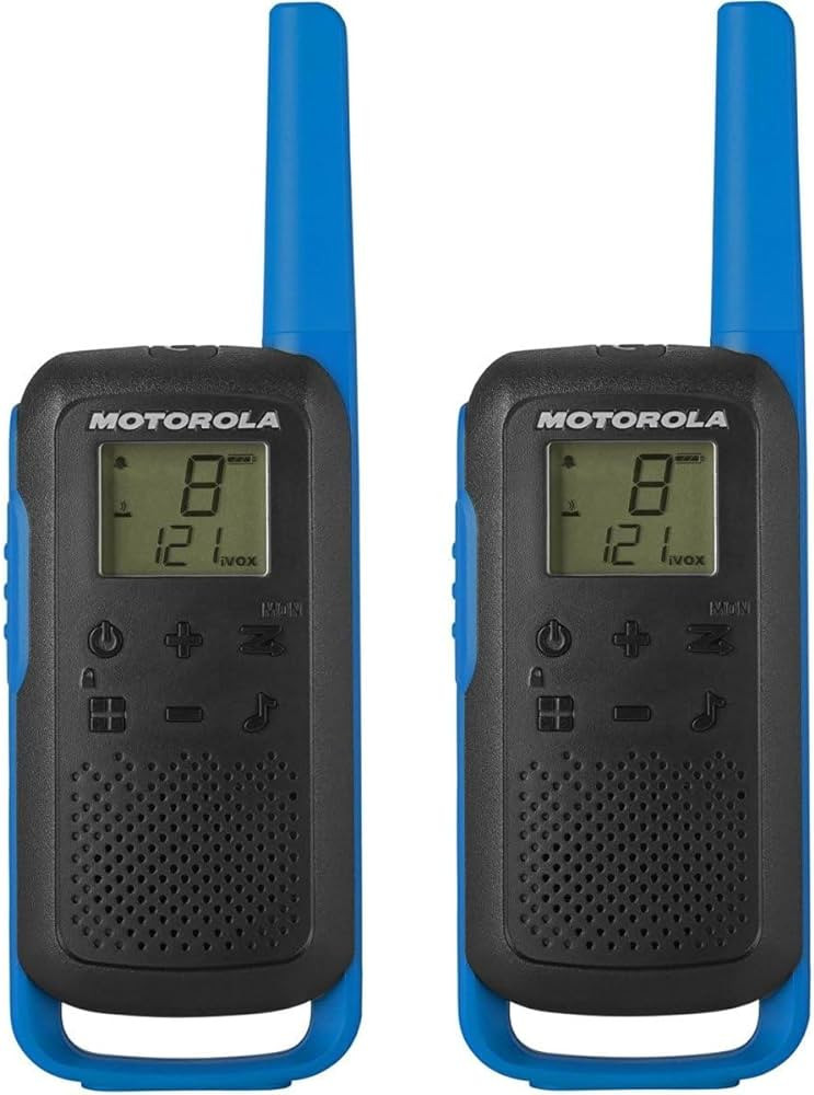 Radio stanice MOTOROLA walkie talkies T62 set 2/1 plavi