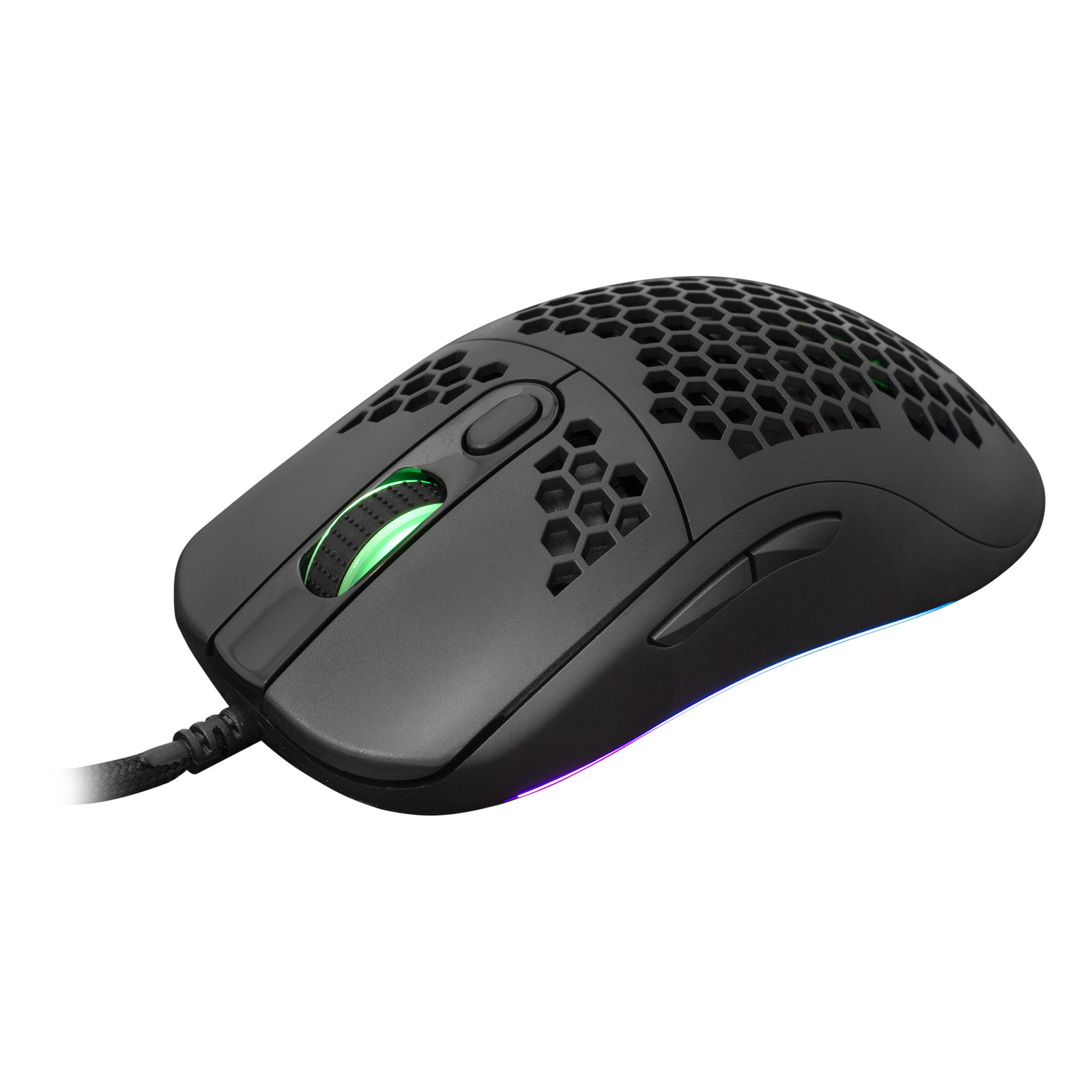 Gaming mIš WHITE SHARK GM-5007 Galahad Crni