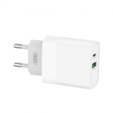 Punjač XO USB-C / USB-A 20W