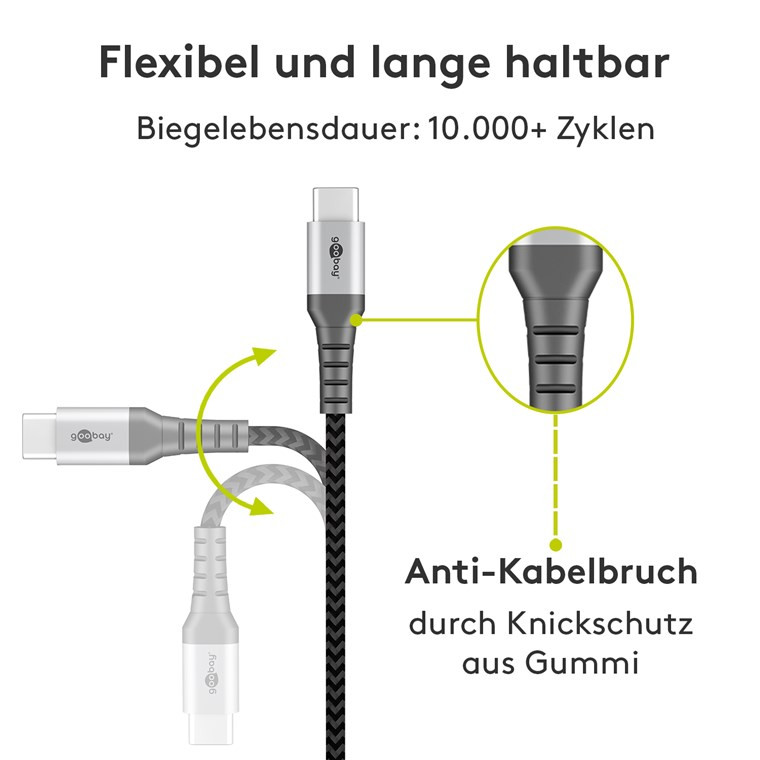 Kabal USB-A na USB-C GOOBAY 2m