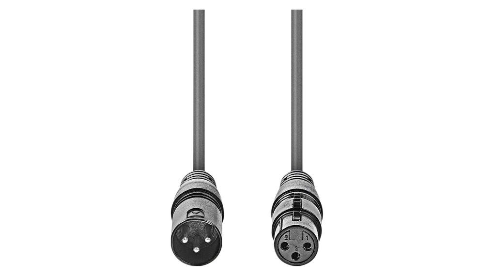 Mikrofonski kabal NEDIS XLR 3PIN 3m