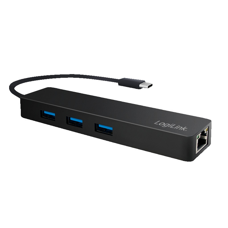 USB-C HUB LOGILINK 4u1 20cm