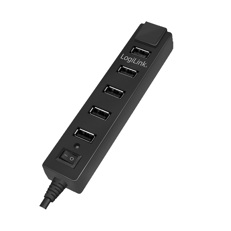 USB-A HUB sa prekidačem LOGILINK 7u1 90cm