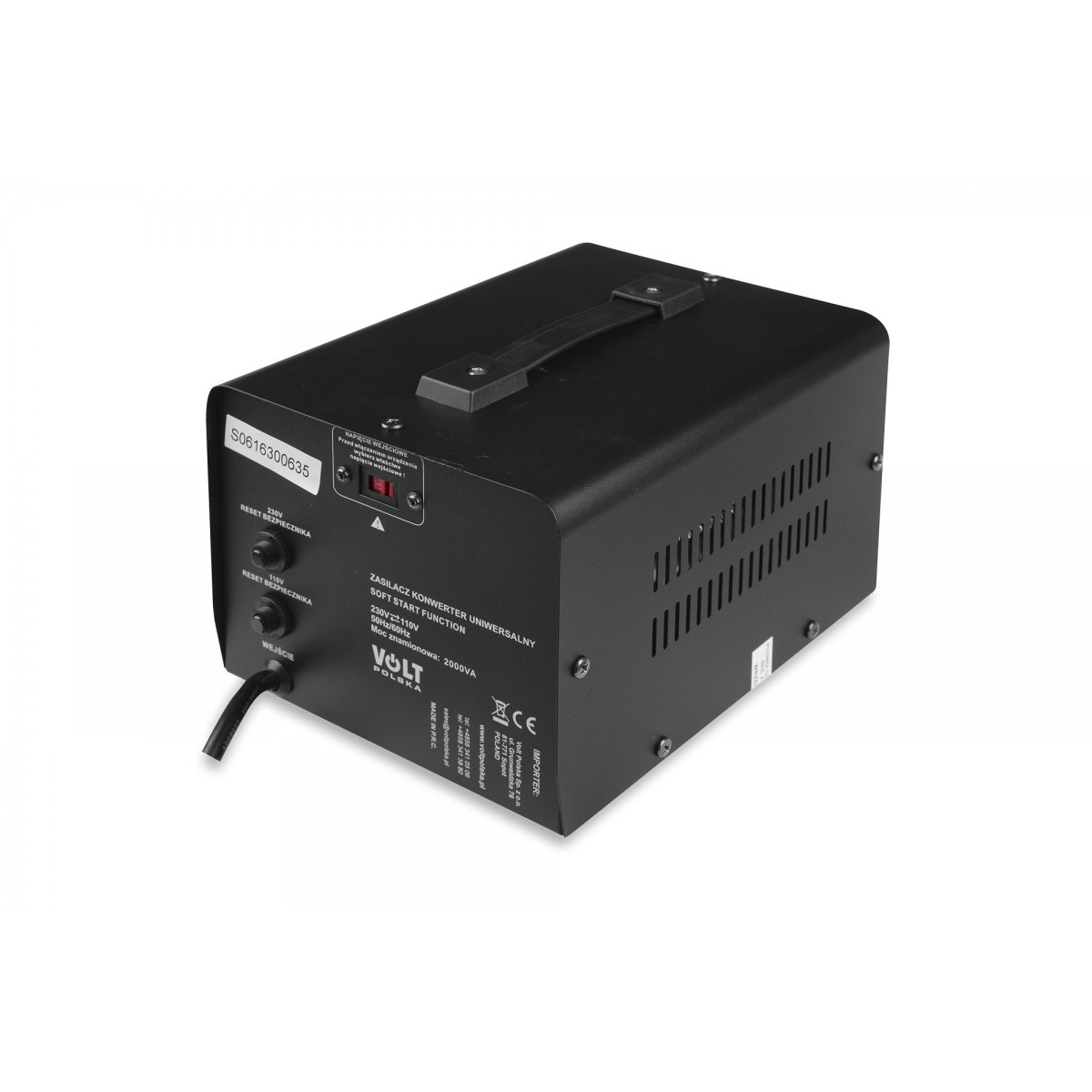 Pretvarač napona 230V na 120V VOLT POLSKA VP-2000VA