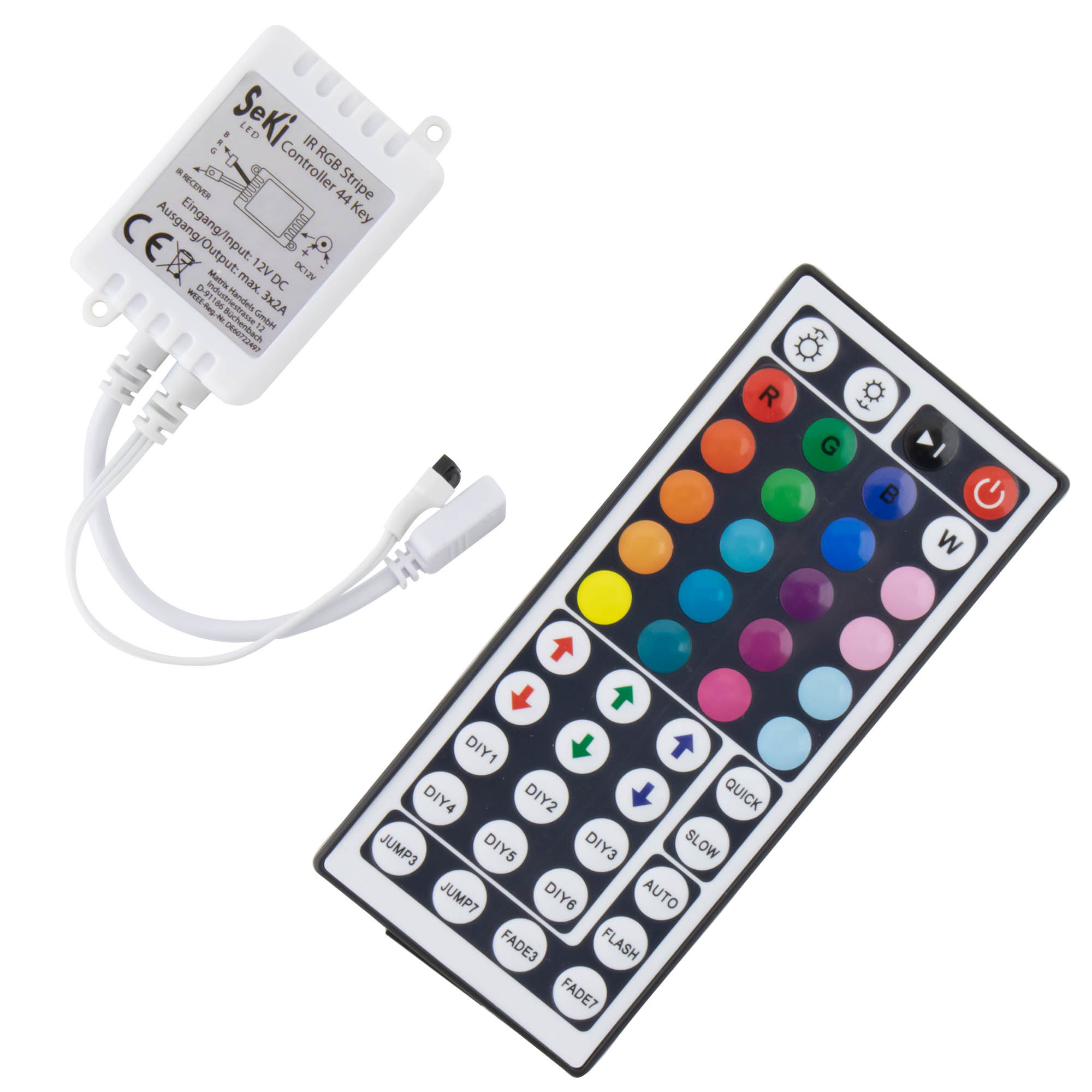 IR RGB kontroler za LED traku 44 tipke SEKI