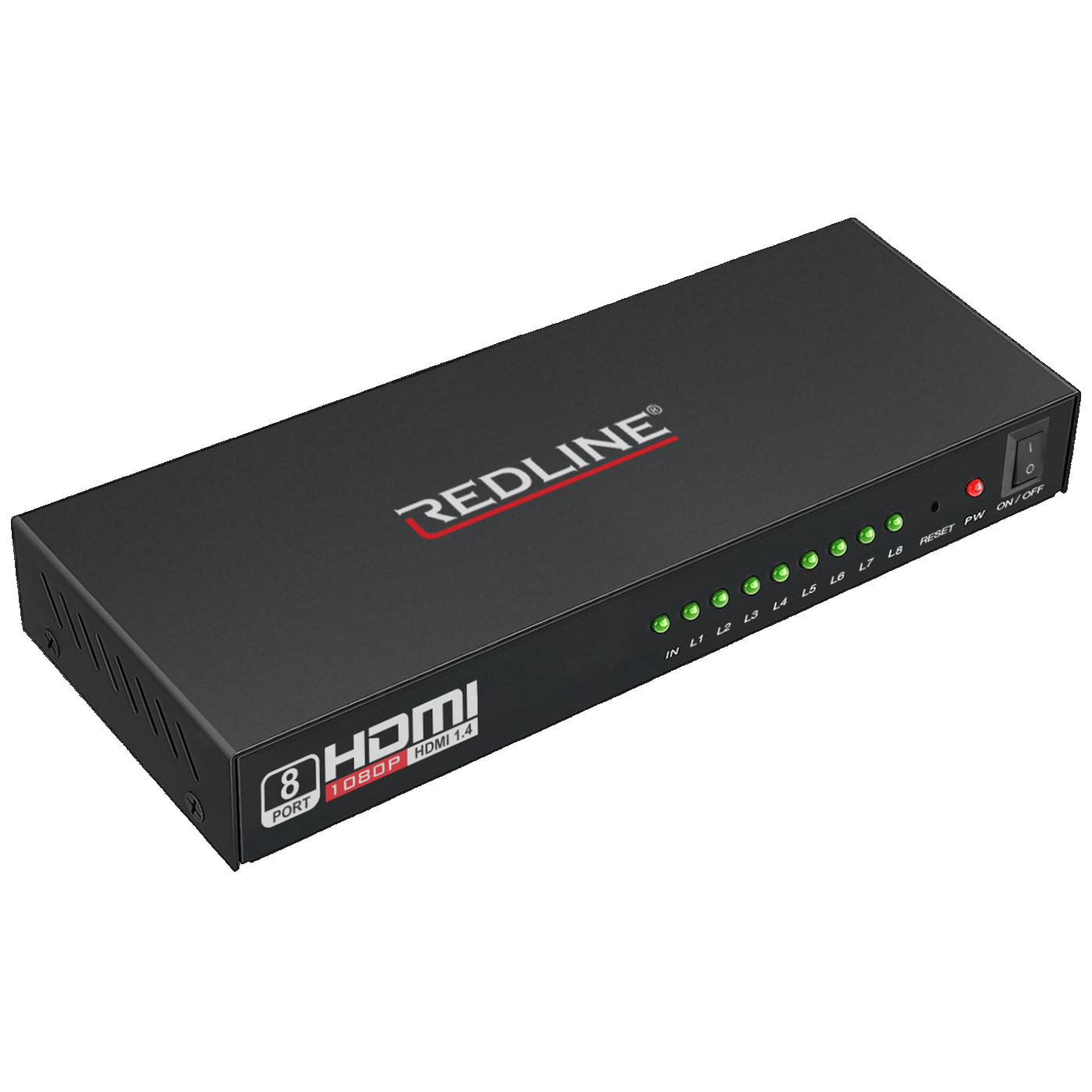 Funkcionalni HDMI razdjelnik REDLINE HS-8000 8/1