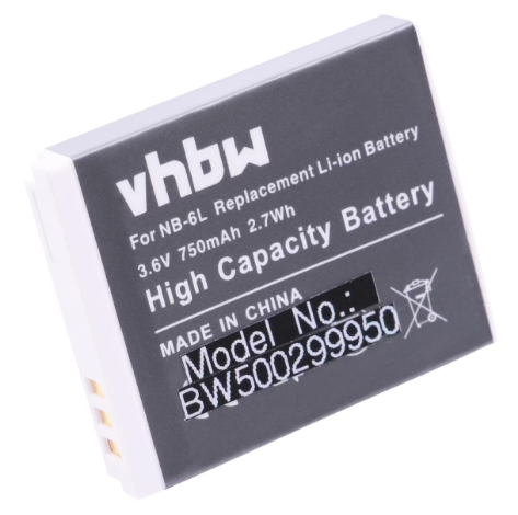 Baterija za fotoaparat CAMLINK NB-6L 3.7V 850mAh