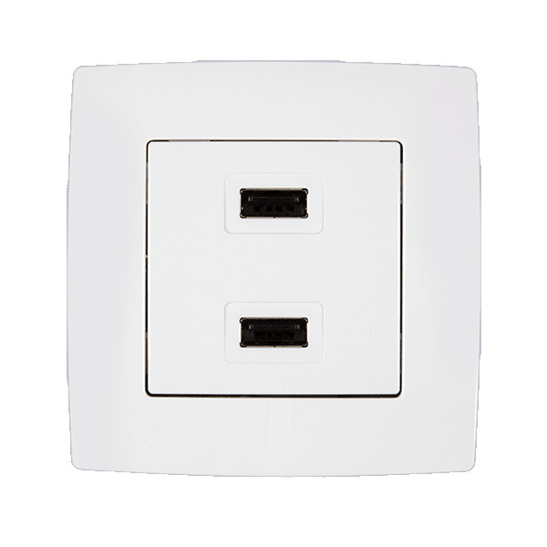 USB utičnica 2A ELMARK City bijela