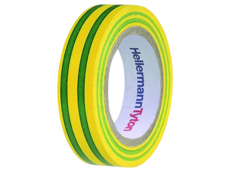 Izolir traka 15mm 10m žuto-zelena