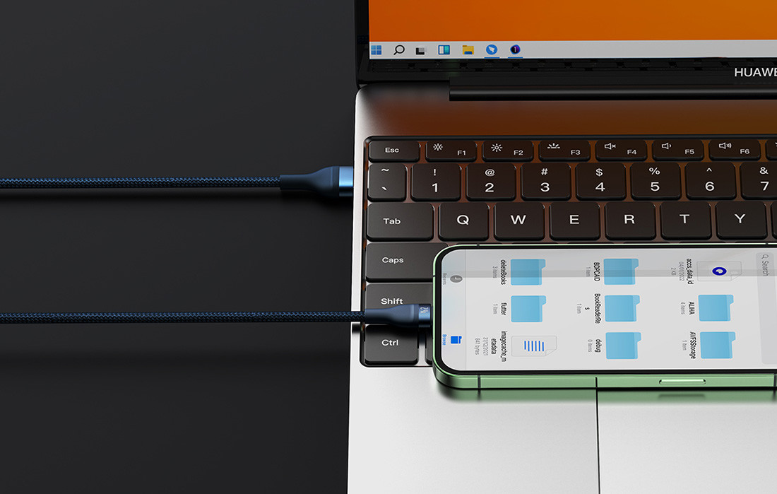 Kabal USB-A na USB-C Micro Lightning BASEUS 3u1 1.2m plavi