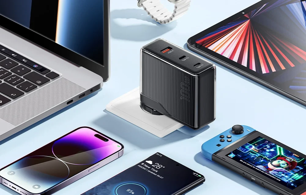 Punjač ESSAGER 100W crni