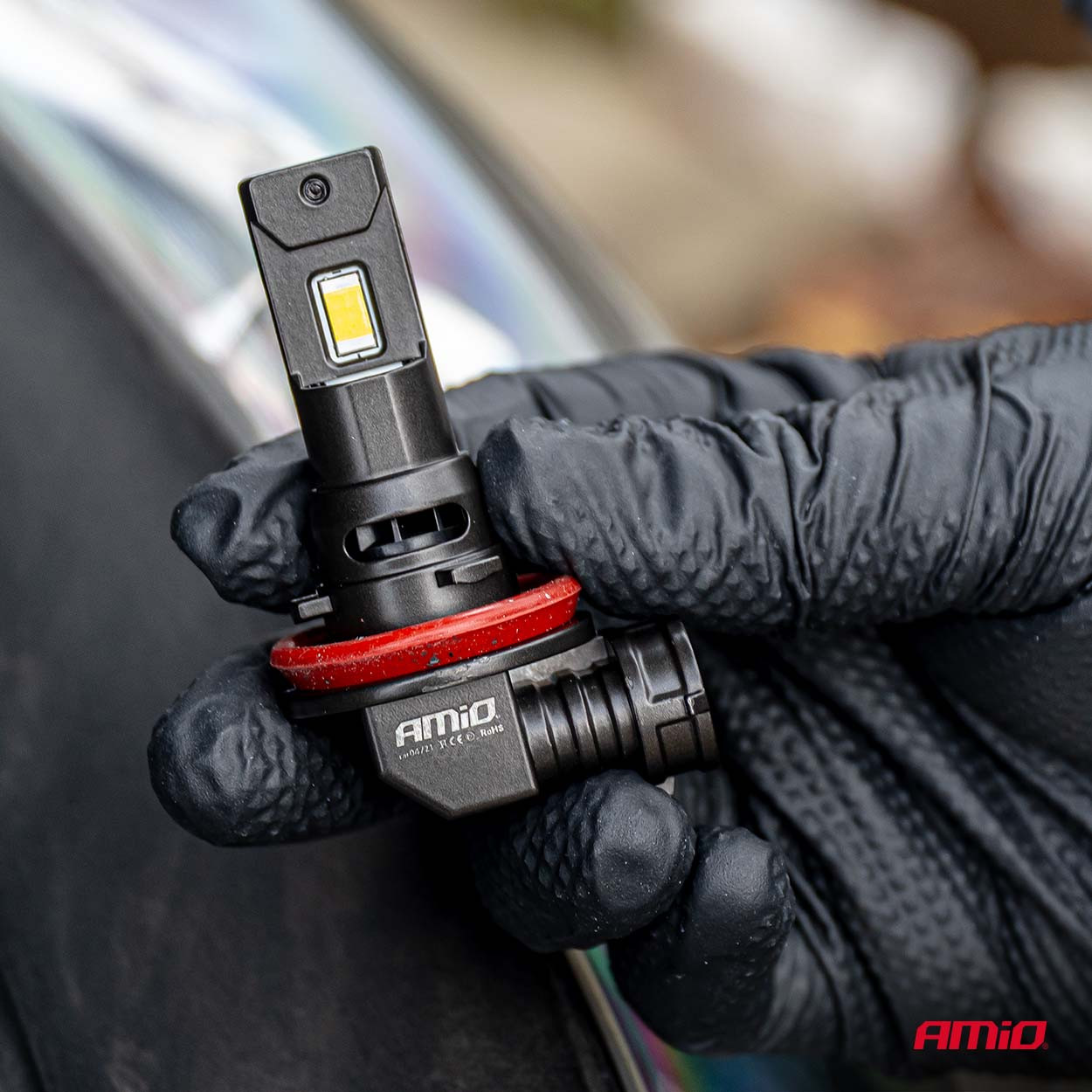 Auto sijalica H8 H9 H11 H1 LED 6000K F25 Pro Canbus AMIO