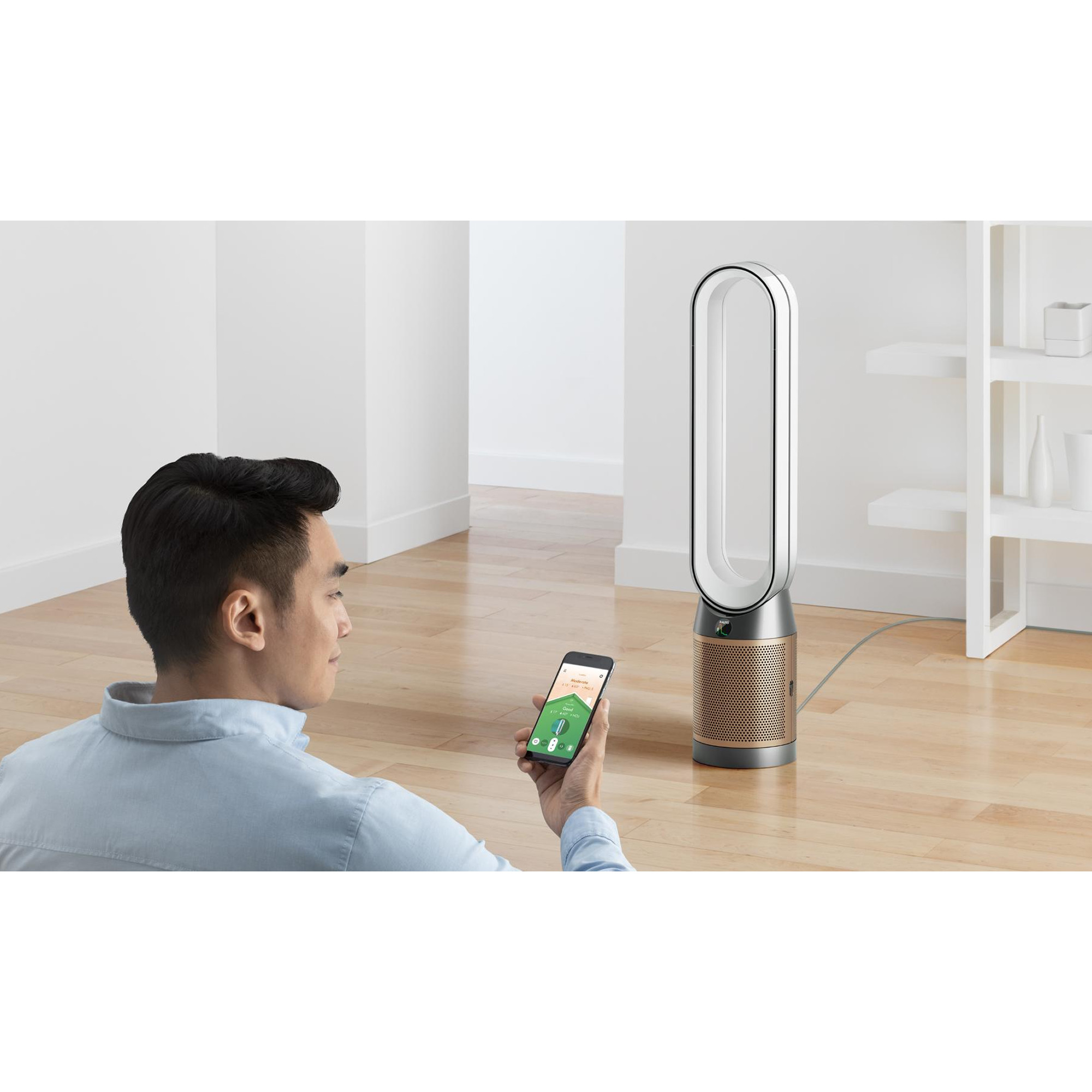 Pročišćivač i ventilator DYSON Purifier Cool TP12 PC2 De-Nox, White/Gold