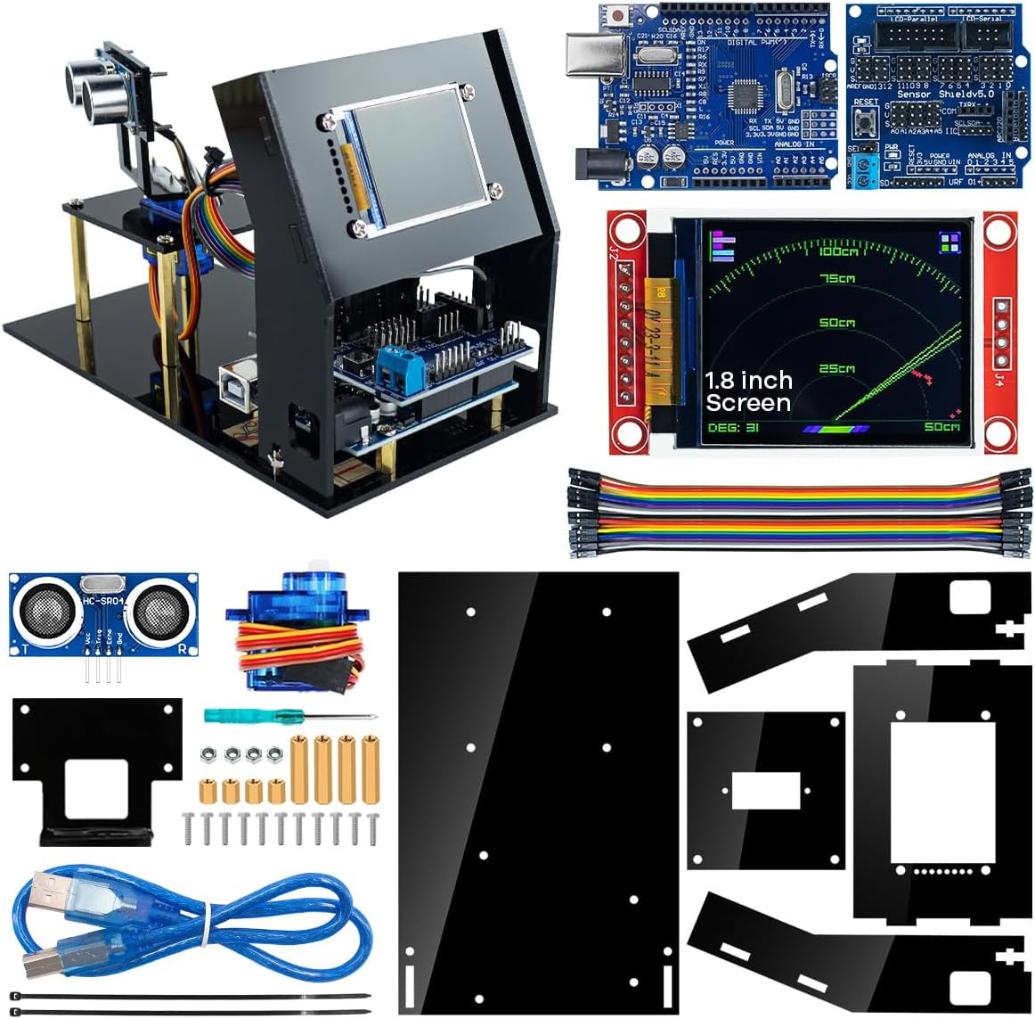 ARDUINO ultrasonični radat kit LAFVIN